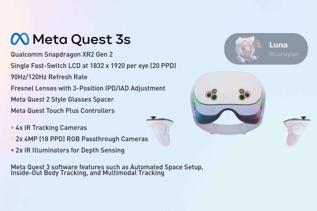 The leaked Meta Quest 3 Lite merges Quest 3 and Quest 2 features